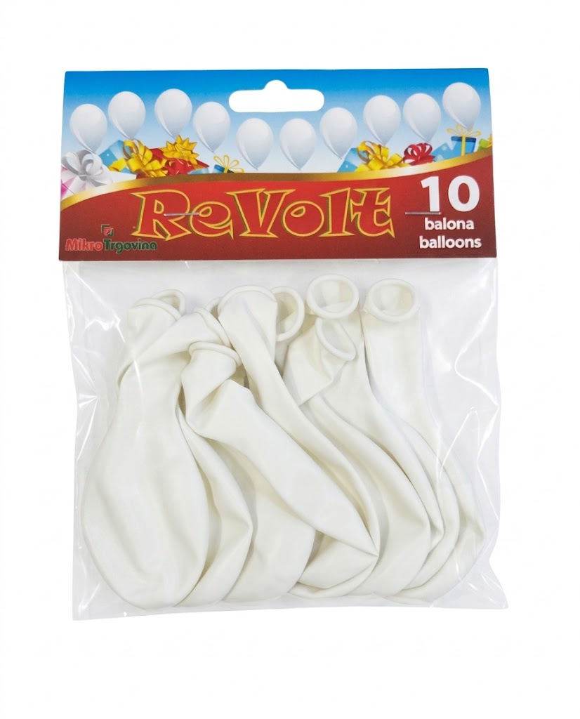 BALONI STANDARD BIJELI 10/1