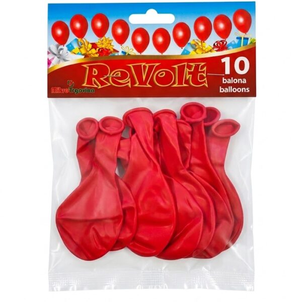 BALONI STANDARD CRVENI 10/1