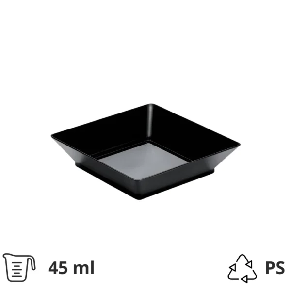 Fingerfood posudica PS 45ml 65x65mm 25/1